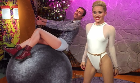 Swing With Miley at Madame Tussauds Sydney