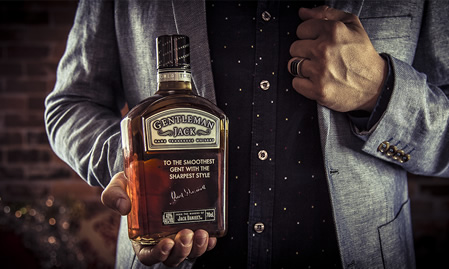 Engrave a bottle of Gentleman Jack this Christmas