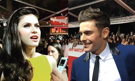 Baywatch Premiere: With Zac Efron & Alexandra Daddario