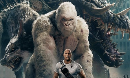 RAMPAGE: Dwayne Johnson & Monkey Movies