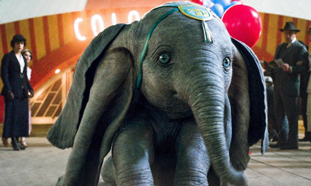 Dumbo Swoops Into Cinemas On The Disney Train