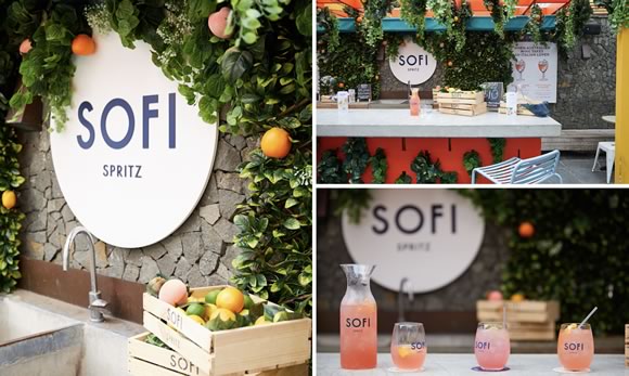 SOFI Spritz Summer Pop-Up at Bondi