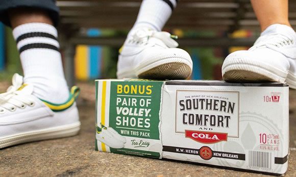 24,000 pairs of Volley’s up for grabs with Southern Comfort & Cola 10-packs