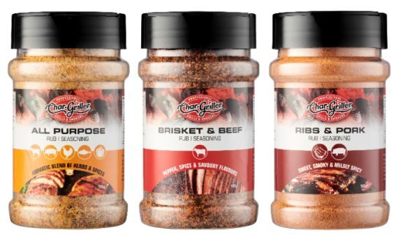 Fire up the barbie with Char-Griller’s new BBQ Rubs