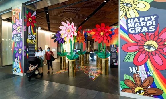 Westfield Sydney and Westfield Bondi Junction Unveil Interactive Installations to Celebrate Mardi Gras 2022