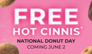 Donut King Celebrates National Donut Day With FREE Hot Cinnamon Donuts