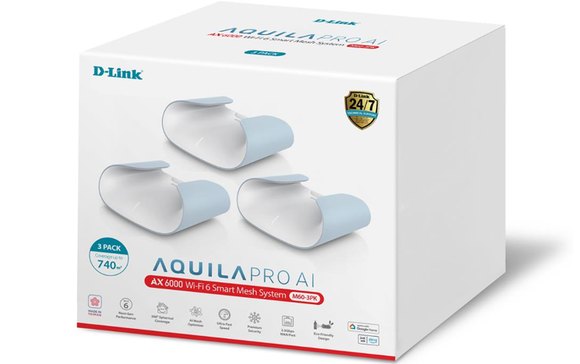 D-Link launches AI-Powered Aquila Pro M60 AX6000 Wi-Fi 6 Mesh Systems