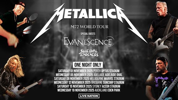 Metallica Heading Down Under: M72 World Tour To Hit Australia In 2025