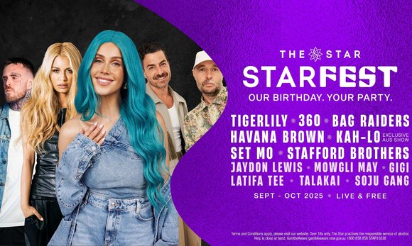 STARFEST: Sydney’s Biggest Birthday Party as The Star Turns 30