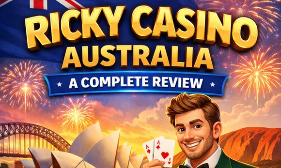 Ricky Casino gaming interface showcasing slots and live dealer tables