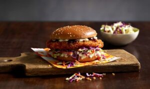 Oporto launches limited-edition Portuguese Crispy Burger