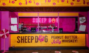 Sheep Dog Peanut Butter Whiskey Turns The Newtown Hotel Into a Giant Kennel