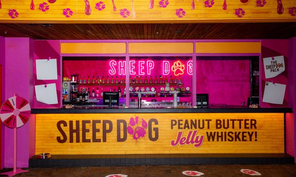 Sheep Dog Peanut Butter Whiskey Turns The Newtown Hotel Into a Giant Kennel